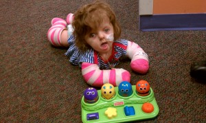 Hanging out in the Childlife playroom